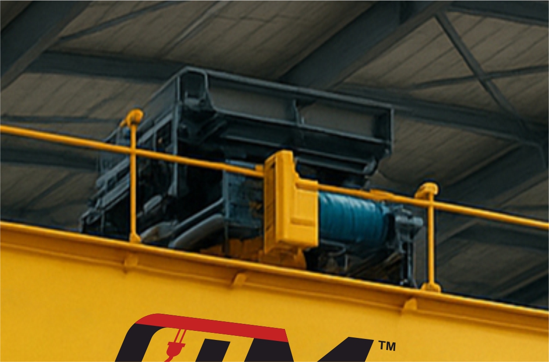 Double Girder EOT Crane — view 1 — OmCrane