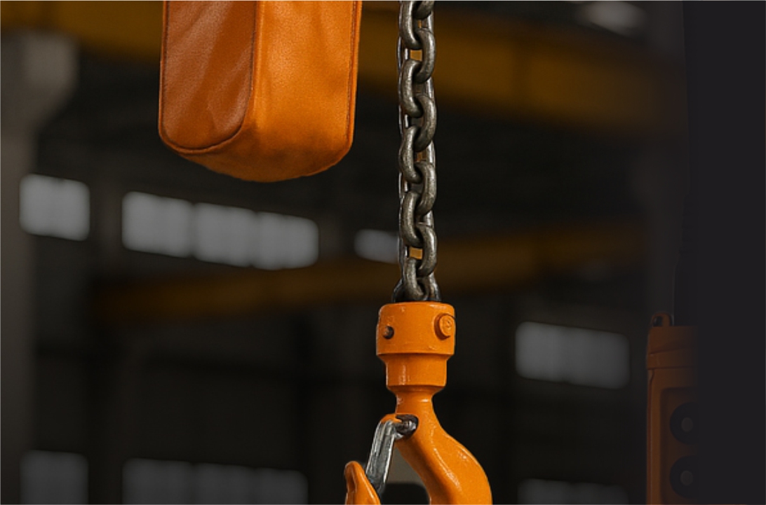 Electrical and Manual Chain Hoist — view 2 — OmCrane