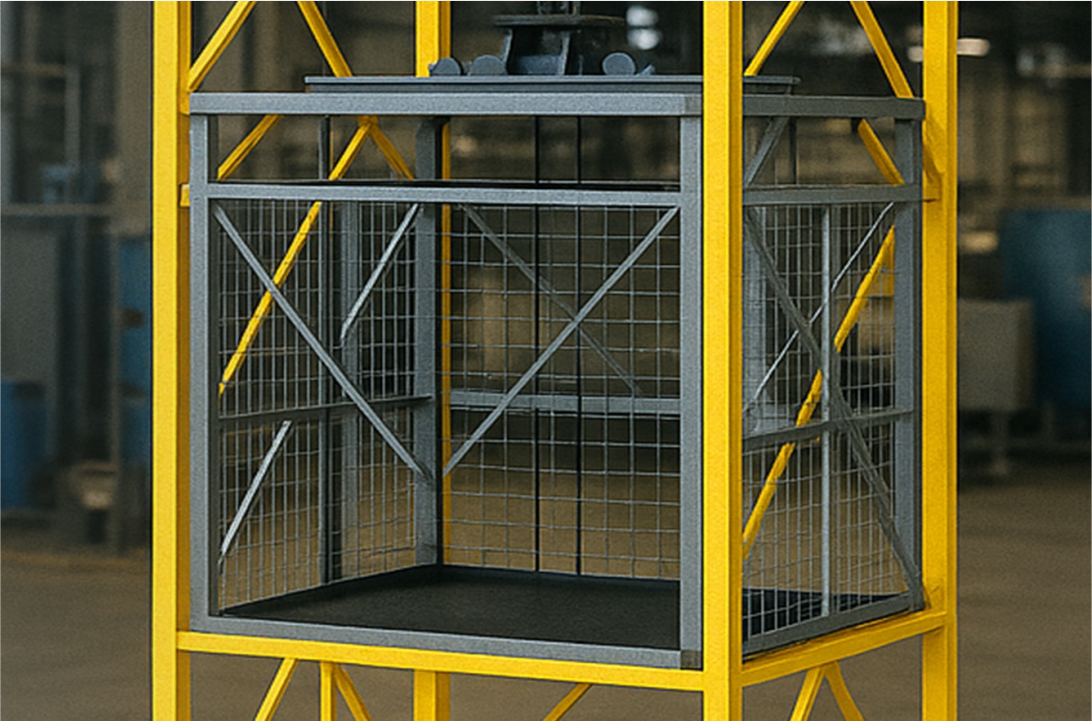Goods Lift — view 1 — OmCrane