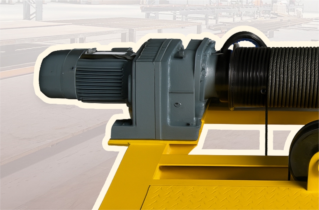 M.E Crab / Crab Type Hoist — view 1 — OmCrane